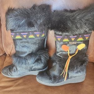 Tecnica near-new women's apres' fur boots ~size 7